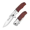 Cuchillo de exterior de alta dureza, navaja plegable de acero inoxidable, cuchillo plegable táctico portátil para camping y defensa personal, cuchillo de bolsillo afilado para frutas