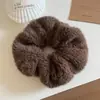 Elegante Scrunchie de Felpa para Mujer, Goma para el Pelo de Otoño e Invierno, Cuerda para el Pelo Duradera de Alta Elasticidad, Accesorio para el Pelo de Goma