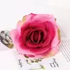 Cabezas de Flores de Rosa Artificiales, Flores Falsas, Flores de Seda, Rosa Nieve Rosa Arreglo de Ramo DIY, Flores de 10 cm