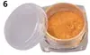 Arte de Uñas Transfronterizo Espejo Metálico Polvo Dorado y Plateado Galvanizado Polvo de Espejo Mágico Polvo de Oro Titanio Ultra Brillante Polvo con Purpurina Venta al por Mayor Uñas Postizas Portátiles