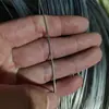 Fio de Ferro Galvanizado Anti-Ferrugem para Uso Doméstico, Arame Moldado à Mão para Amarrar, Pendurar Cortinas, Varal, Fio de Ferro Fino Macio