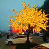 Venta Directa Alta Calidad Alta Tela Artificial LED Árbol de Hoja de Arce LED Luz de Árbol Impermeable para Exterior