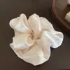 Anillo para el Cabello de Satén Francés Intestino Grueso Cómodo Elástico para el Cabello Adorno para la Cabeza Cuerda Grande para el Cabello Elástico Elegante para Mujer Coreano Retro