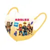 Máscara Infantil Descartável 3D Embalada Individualmente Roblox Sandbox World