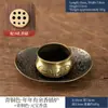 Accesorios para quemador de incienso de calabaza directo de fábrica Portainciensos multifuncional Plato de incienso de línea flor de loto Quemador de incienso de aleación incienso