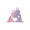 Accesorios de Joyería DIY Modernos y Lindos Día de San Valentín y Día de San Valentín Chino Colgantes de Joyería para Pareja Corazón Africano Diamante
