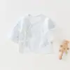 Mameluco de algodón de medio cuerpo para bebé, colorido, algodón puro, adecuado para primavera, otoño e invierno, ropa para recién nacidos, con cordones, conjunto de estilo monje para bebé