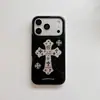 Funda de Teléfono Hueca Estilo Coreano de Gama Alta Adecuada para iPhone 17 Pro Max, Apple 16 Pro, Creative 15 Pro