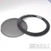 Parrilla para Bocina de 2 a 12 Pulgadas Cubierta de Malla de Hierro Modificación de Coche Protección de Altavoz Anillo Decorativo Cubierta Metálica de Polvo para Audio
