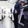Uniformes de Trabajo Ropa de Competición Impresión Tejido de Punto Elástico de Poliéster Sudadera Corte Posicionado Impresión de Piezas Individuales Corte Después de la Impresión