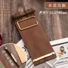 Clip de Pizarra Retro Rollo de Papel de Nota Blanco Desprendible Estilo Ins Bloc de Notas de Madera en Blanco Libro de Mensajes Creativos
