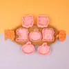 Série de Halloween Moldes para Biscoito Fantasma Árvore Desenho Animado 3D Moldes para Biscoito DIY Abóbora Biscoitos Impressos Realistas