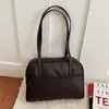 Bolso de axila PU retro de gran capacidad estilo japonés transfronterizo 2026 nuevo estilo moderno versión coreana bolso de mano de hombro de moda para el trabajo