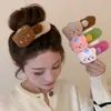 Pinza de Pato de Pudín de Peluche, Pasador Lindo y Versátil, Pinza para el Cabello de Dibujos Animados Elegante, Accesorio para el Cabello de Alta Gama Estilo Coreano