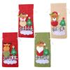Nuevos Suministros para Fiesta de Navidad Decoraciones Navideñas Bolsa para Vino Tinto de Viejo Calcomanías Navideñas Set Decorativo para Botella de Vino