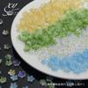 Cuentas de Vidrio de Flor de Cerezo de Cinco Pétalos Tridimensionales de 10 mm con un Agujero para Accesorios de Joyería DIY, Pasadores, Adornos para el Cabello, Materiales para Cuentas y Pulseras