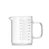 Taza medidora transparente de vidrio transfronterizo con escala 240 ml taza doméstica resistente al calor taza para calentar leche en microondas