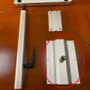 Cama de RV Mesa de Aleación de Aluminio para Coche Patas Giratorias Soporte de Mesa Portátil para Modificación de Furgoneta de Tamaño Completo Mesa de Comedor Ajustable Universal Desmontable