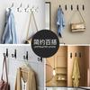Chenyu prata brilhante elegante preto moderno formato de coração gancho simples gancho de roupa armário Gancho traseiro do armário fábrica direta pequeno gancho de roupa