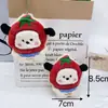 Lindo Peluche de Dibujos Animados Perro Parchai Perro Tomate Muñeco Broche Colgante para Bolsa Ropa Bufanda Decorativo DIY