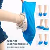 Cubrezapatos Desechables de Tejido No Tejido para el Hogar, Interiores, Engrosados, Antideslizantes, para Exteriores, Limpieza, a Prueba de Polvo, Anticaídas