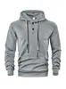 Sudadera con capucha casual holgada de punto jacquard de media manga para hombre, comercio exterior europeo, primavera y otoño, Amazon