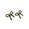 Accesorios de Joyería de Estilo Coreano DIY Pendientes Colgantes de Aleación con Gotas de Aceite de Lazo para Niña Joyería de Aleación Accesorios para el Cabello Colgante