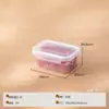 Contenedores de almacenamiento de alimentos para refrigerador, recipientes para especias, recipientes sellados de grado alimenticio, aptos para microondas, adecuados para congelar carne fresca y organizar la preparación de comidas