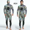 Em estoque atacado borracha 3mm roupa de mergulho dividida duas peças roupa de mergulho com capuz à prova de frio quente roupa de mergulho para homens