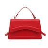 Bolsa Quadrada Pequena para Mulheres Nova Coleção Primavera 2025 Bolsa Feminina Moda Bolsa de Ombro Bolsa de Mão Casual Cor Sólida Simples Bolsa Transversal