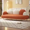 Sofá moderno de estilo nube de lujo ligero para salas de estar, apartamentos pequeños, salones de belleza, áreas de descanso, áreas de recepción y tiendas de ropa, sofá pequeño de dos plazas