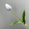 Serie Sueño Flores Artificiales Tulipán Pintura al Óleo Tacto PU Hidratante Ramo Boda Flores Artificiales Decoración Muebles para el Hogar