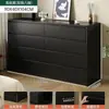 Cómoda estilo crema, mueble de almacenamiento de pared para la sala de estar, cómoda de dormitorio de cinco cajones, aparador de comedor simple y moderno de seis cajones, mueble de almacenamiento