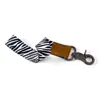 Lanyard para Teléfono Móvil Corto Estampado de Cuero PU con Hebilla, Llavero con Memoria USB, Colgante de Correa, Correa de Muñeca de Cinta