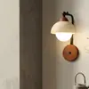 Lámpara de Pared Japonesa de Travertino Amarillo Crema Estilo Wabi-Sabi para Dormitorio, Pasillo, Pared de Fondo de Sala de Estar, Casa de Huéspedes Vintage de Diseñador