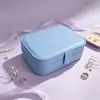 Comercio Exterior Más Vendido Caja de Joyería para Niños Caja Portátil para Exhibir Adornos Caja de Almacenamiento a Prueba de Polvo para Viajes, Pulseras, Anillos, Accesorios para el Cabello