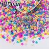 Flor oca ameixa oca fatia de cerâmica macia adesivo de unha diy pequenos acessórios decorativos acessórios de material feito à mão 5mm
