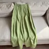 2026 Verano Nuevo Lino Juvenil Casual Pantalones de Pierna Ancha Pantalones de Pierna Recta Cintura Elástica Pantalones Largos Venta al por Mayor H15DK12889