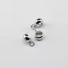 Conector de codo de latón de un bucle, agujero grande, tres vías, colgante abierto, anillos de conexión dorados y plateados, accesorios de cuentas para pulseras y tobilleras DIY