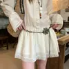 Cinto Boêmio com Flor Vazada e Contas para Mulheres, Acessório de Estilo Étnico de Nicho, Acessório de Corda para Afinar a Cintura do Vestido