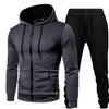 Novo cardigã casual masculino com capuz para outono e inverno, suéter com estampa 3D, terno masculino para atacado