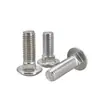 Ventas Directas de Fábrica de Tornillos Cuadrados de Cabeza Semiredonda de Acero Inoxidable 304 para Carruaje M4-M12 Set de Tornillos de Cabeza de Perno de Carruaje
