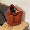 Bolsa de gran capacidad, moda simple, color sólido, para madre e hijo, 2023, popular este año, estilo coreano, otoño e invierno, bandolera, para debajo del brazo, tote