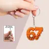 Chaveiro acrílico popular 2D plano transfronteiriço de futebol, basquete, tênis, beisebol, vôlei, estilo casual para casais e colegas