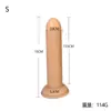 Dildo Suave y Realista de Silicona para Hombres y Mujeres, Pene Artificial Portátil Suave Similar a la Carne, Herramienta Sexual Femenina, Novedad para Adultos
