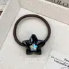 Corea del Sur Nuevo Estilo Alta Calidad Elegante Amor Brillo Flor Cuerda para el Cabello Simple Versátil Payon Cuerda para la Cabeza Tendón de Goma Accesorios para el Cabello
