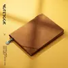 Caderno A5 com capa de pele de ovelha para empresas, pode imprimir logo, couro macio de alta qualidade, diário requintado, livro para conferências de trabalho