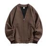 Chaqueta ligera de estilo coreano para hombre, otoño e invierno de 2024, diseño simple y holgado, camisa de punto de nicho de alta calidad