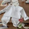 300g Terciopelo Shu color algodón ropa de otoño pantalones de otoño traje interior para abrigar adolescentes niños y niñas ropa de casa cálida
