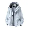 Chaqueta Tres en Uno para Hombre para Exteriores 2026, Otoño/Invierno, Impermeable Cortavientos Desmontable, Ropa de Senderismo para Parejas